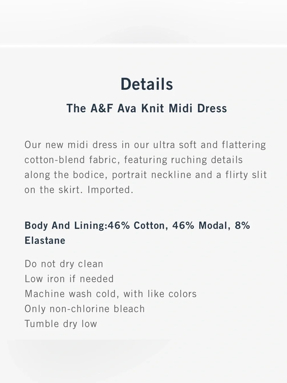 Abercrombie & Fitch brand new